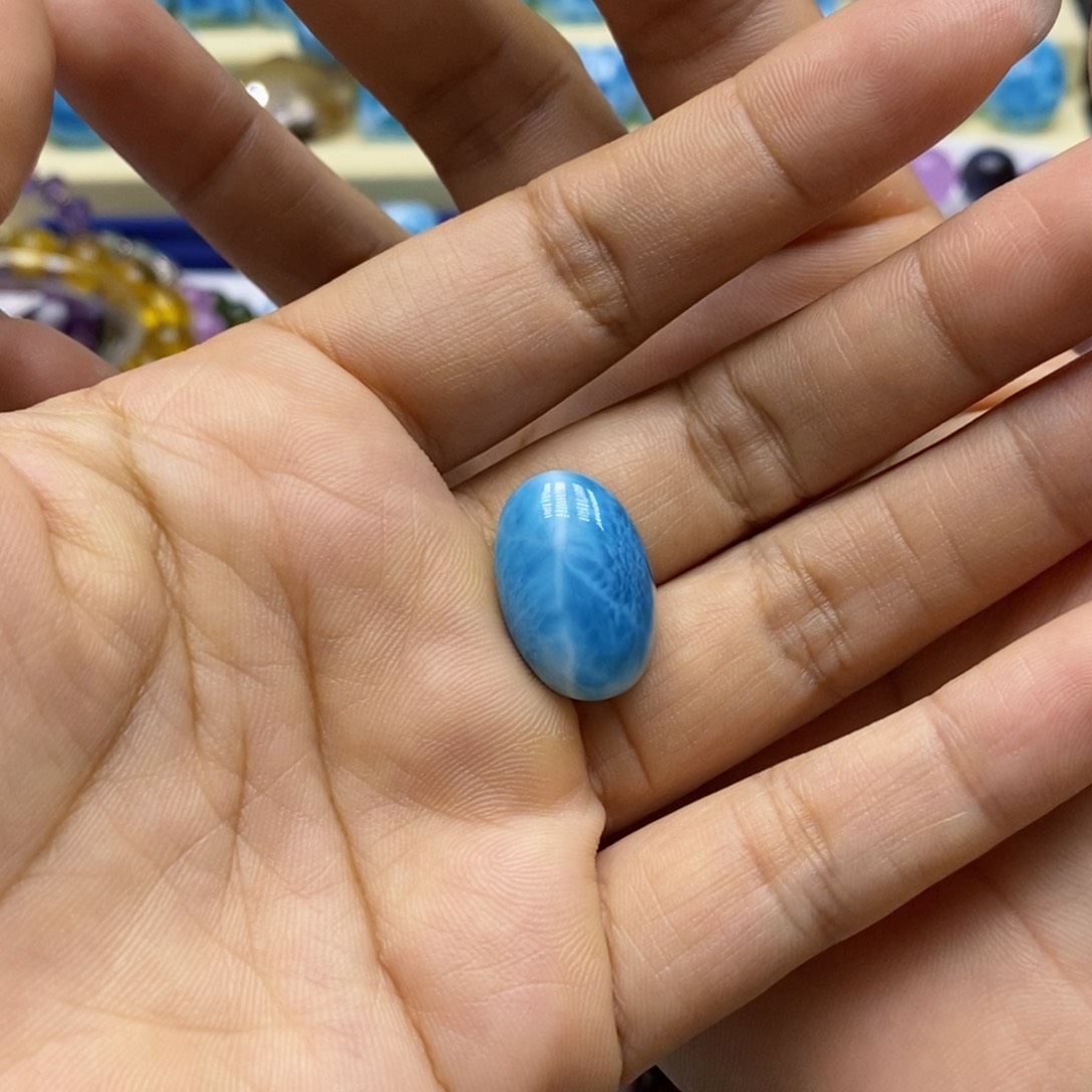 针钠钙石（海纹石）颈饰未镶嵌?***?