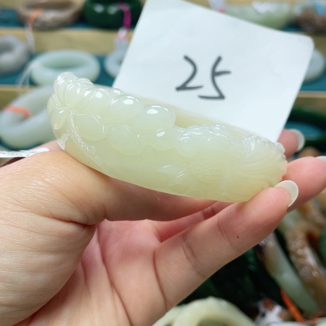 未镶嵌手镯和田玉圈口58