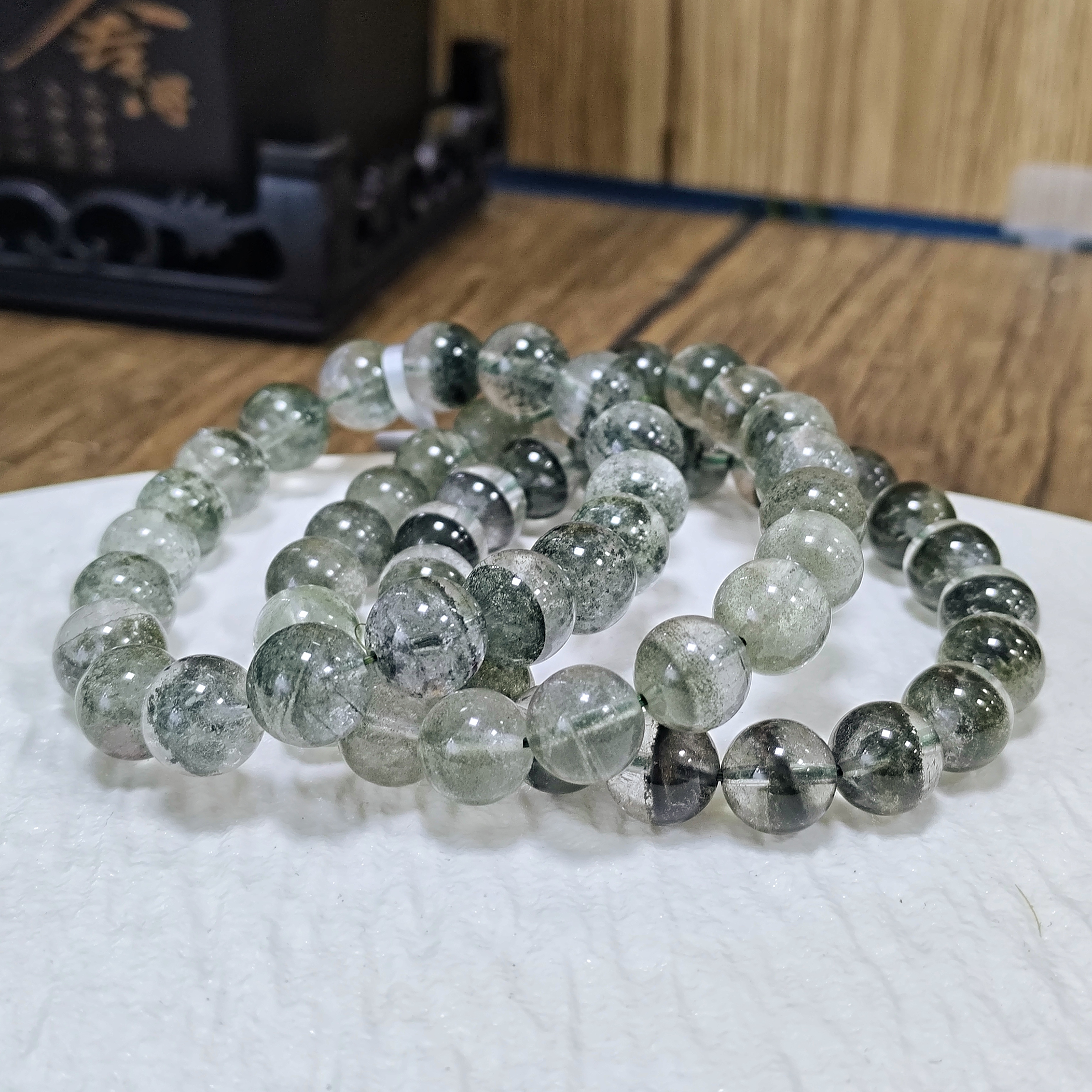 【书记甄选】绿幽灵千层满天星单圈 多样性发一件 约10mm 1650BB