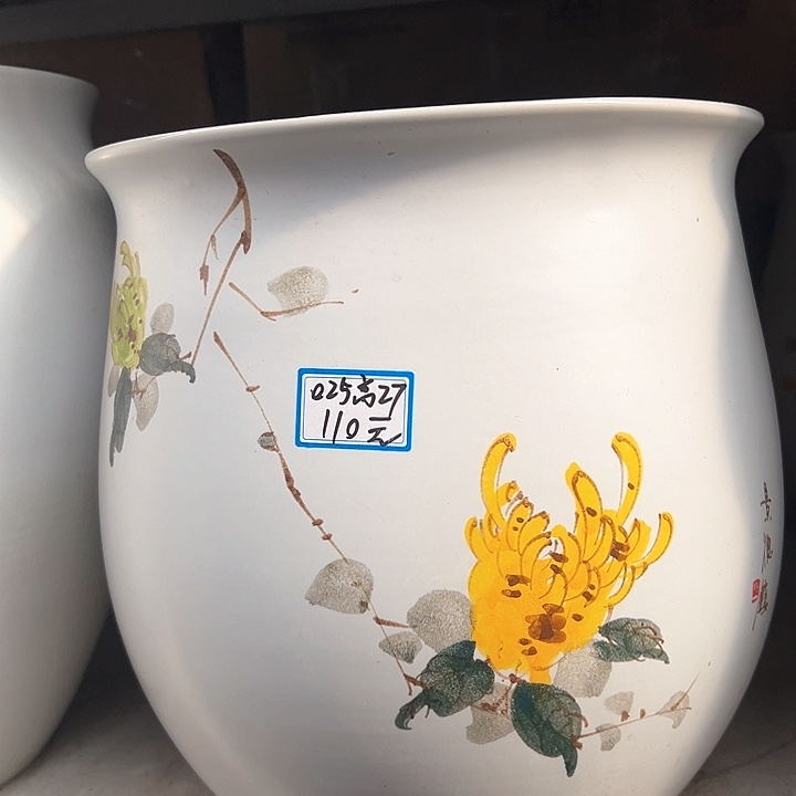 陶瓷景德镇精品花盆栽适