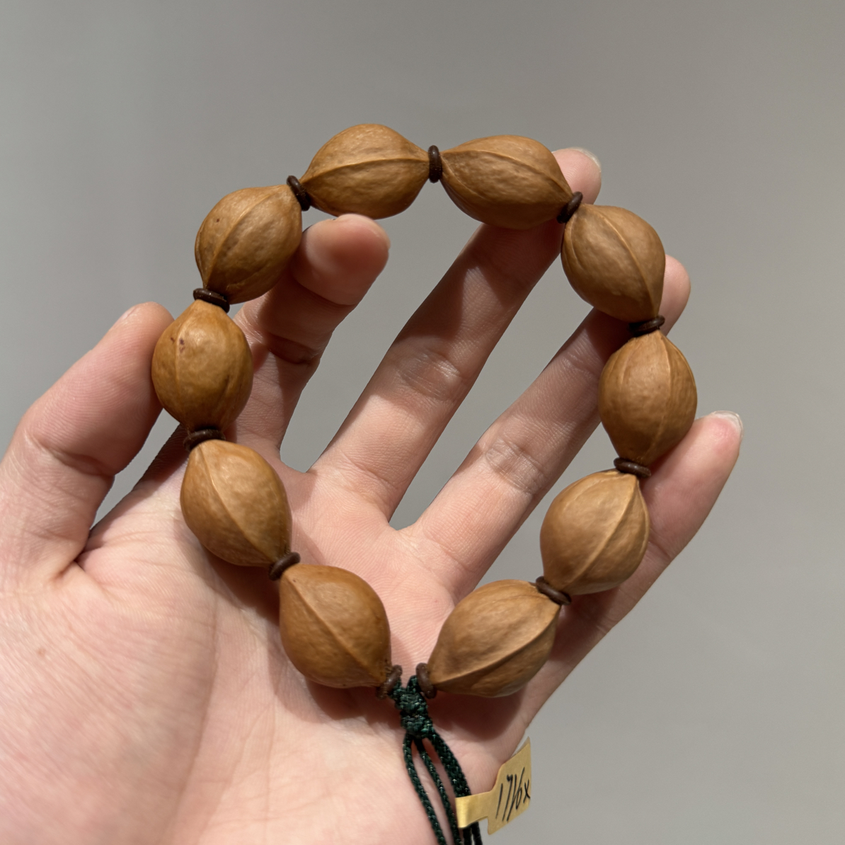 1726精配梅林铁核橄榄核手串