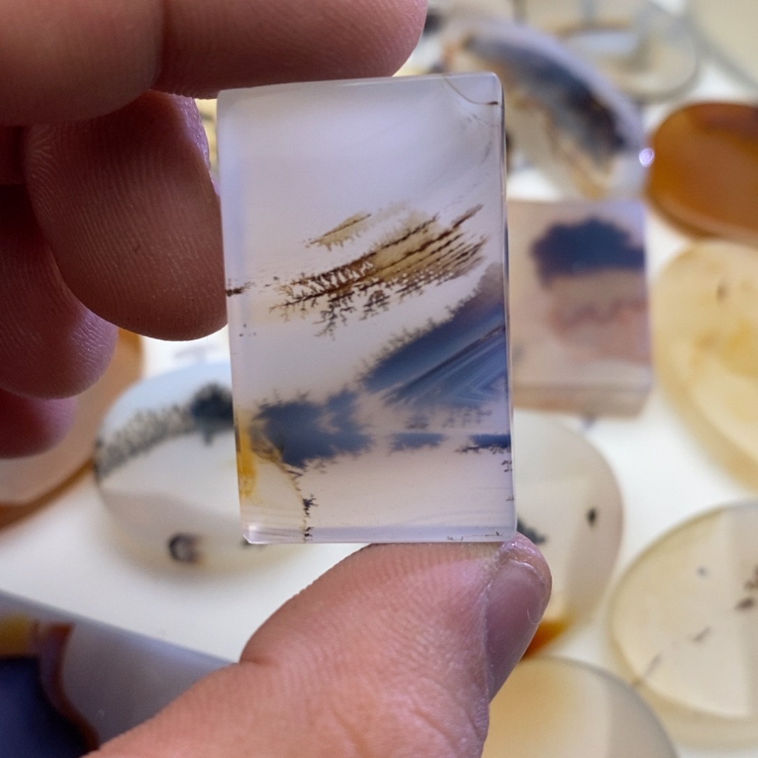 玛瑙/玉髓牌子足银镀金镶嵌