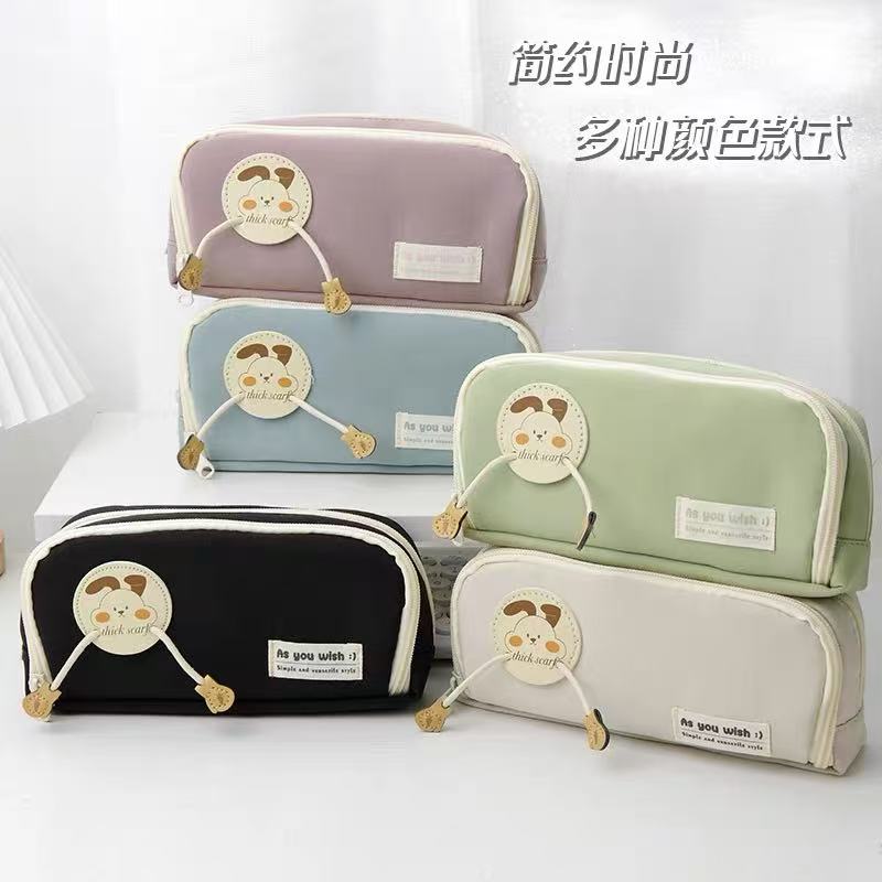 907920胡萝卜可爱兔笔袋高颜值小兔文具袋笔盒