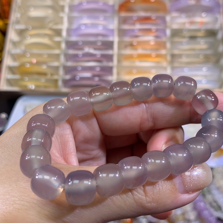 玛瑙/玉髓未镶嵌手链