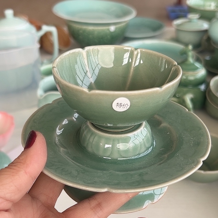 小米茶器龙泉青瓷