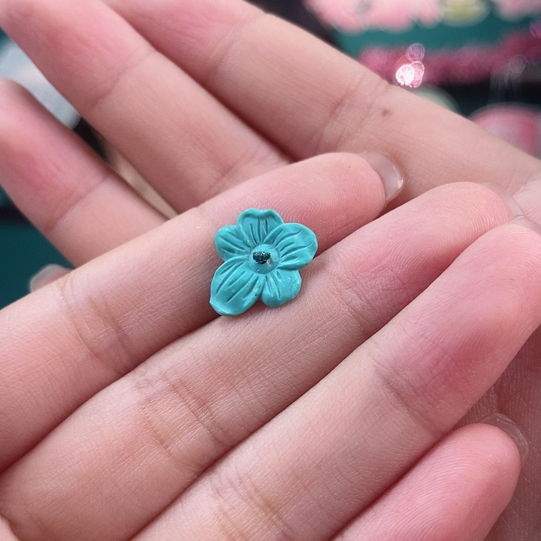 绿松石珠宝奇石未镶嵌