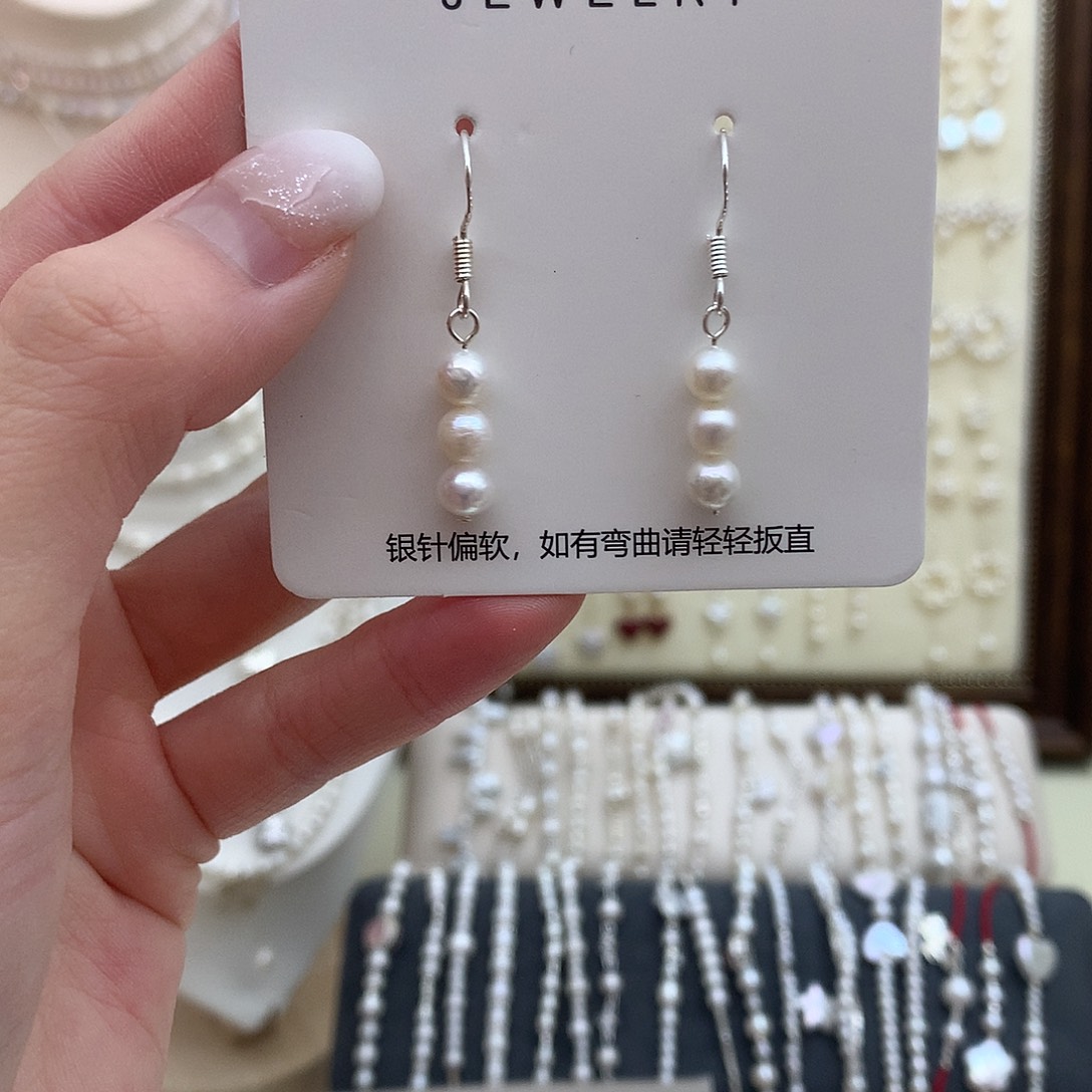 耳饰未镶嵌淡水珍珠