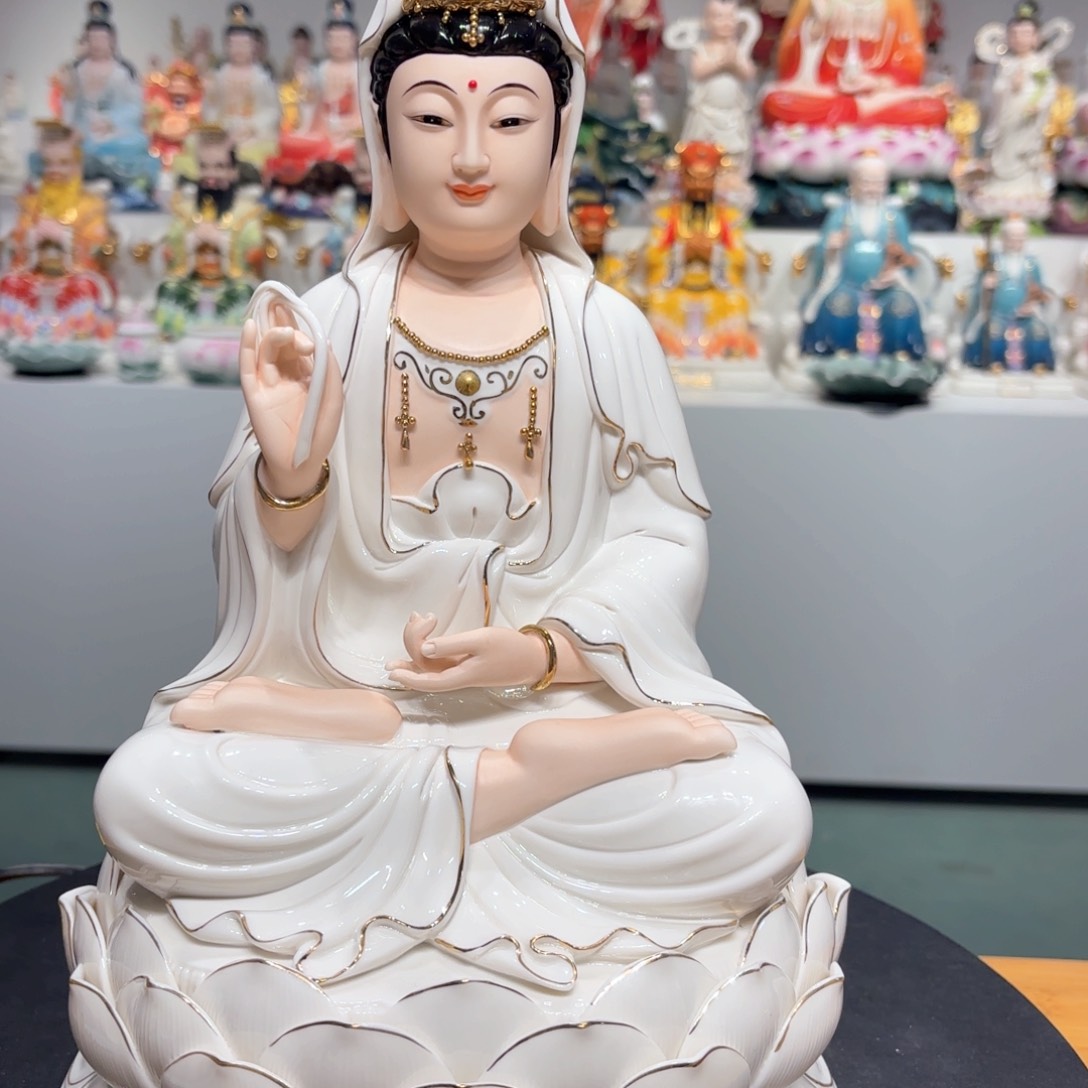 【闪购商品】摆件瓷摆件观音14吋