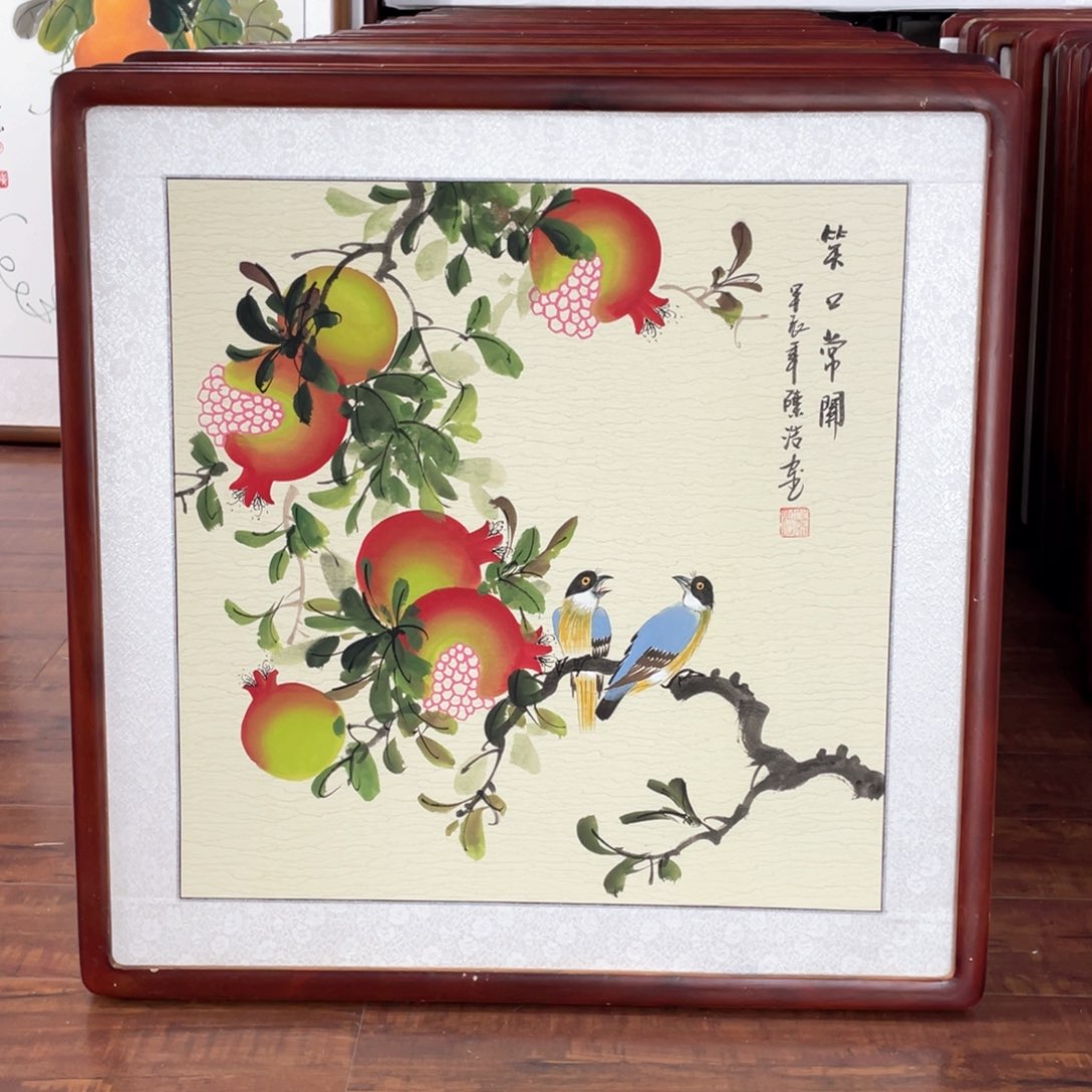 国画带框尺寸63*63厘米
