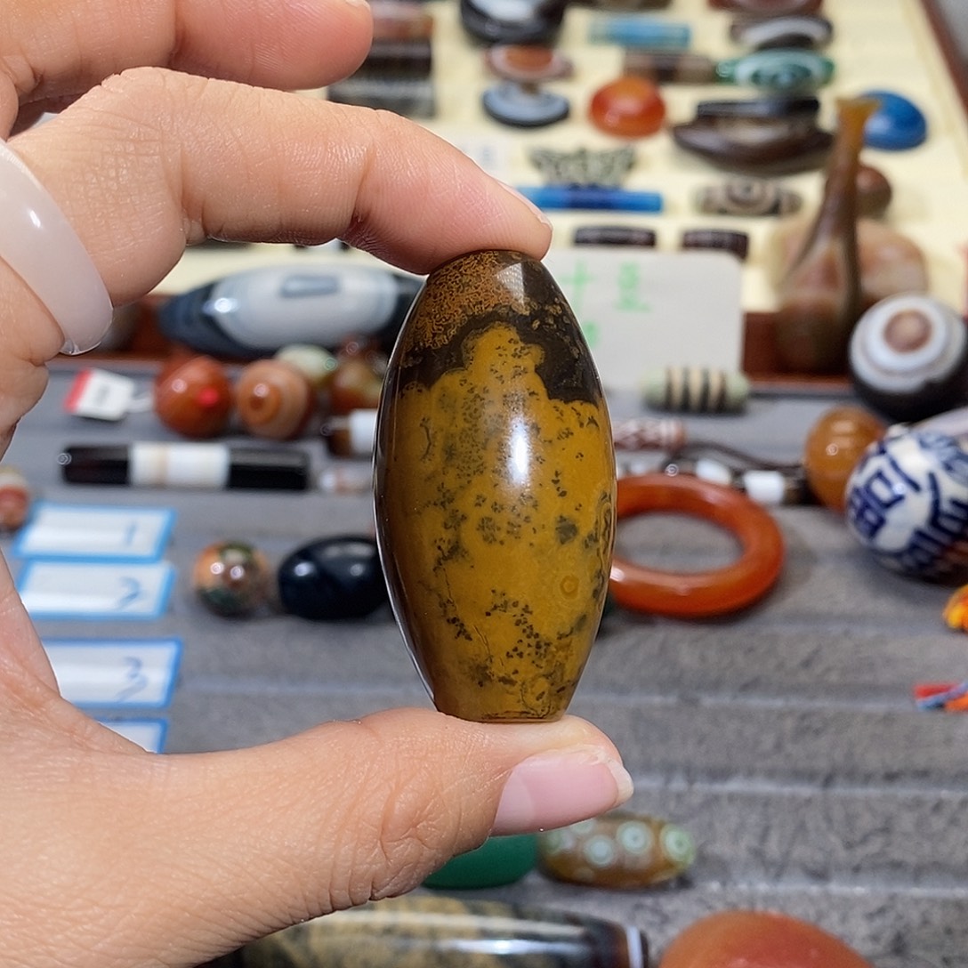 雷***子玛瑙/玉髓合金颈饰