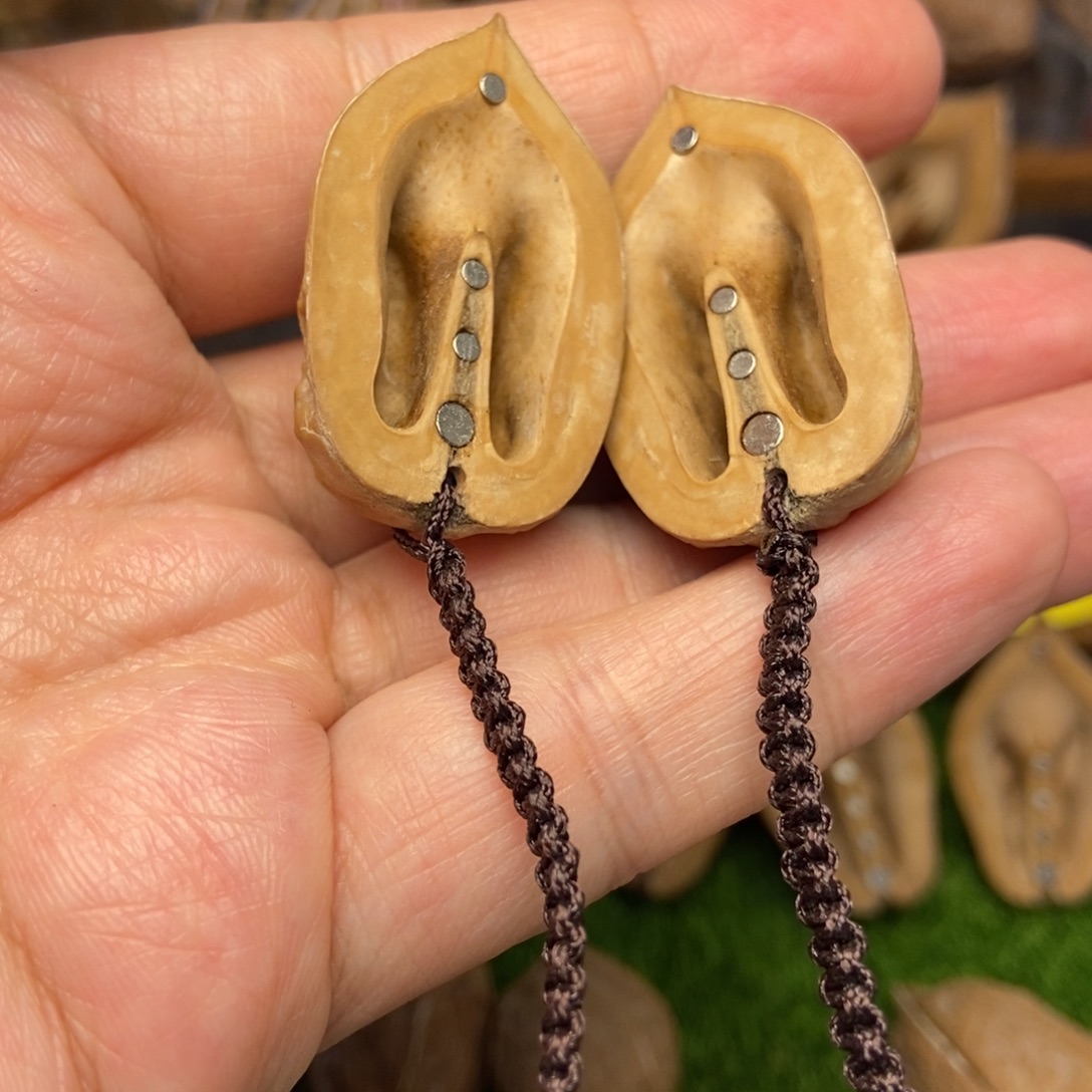 ༺***༻吊坠文玩核桃磁吸