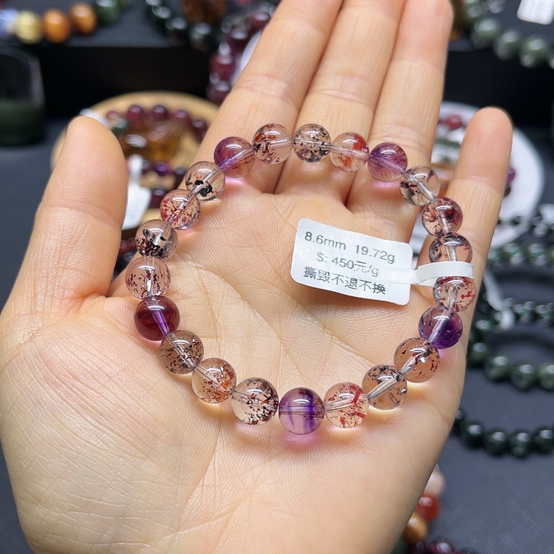 水晶手链未镶嵌天然水晶