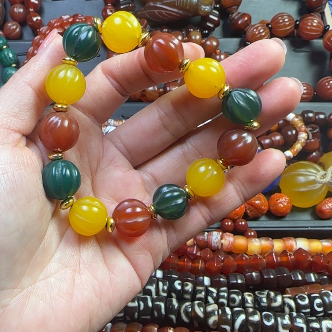 未镶嵌手串玛瑙/玉髓