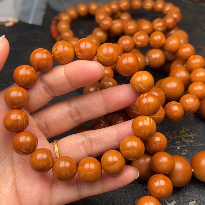 手串橄榄核13小孔全品