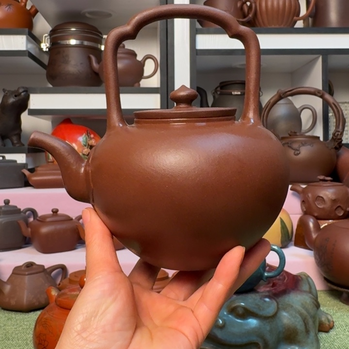 壶***斐茶壶紫砂宜兴紫砂工艺美术