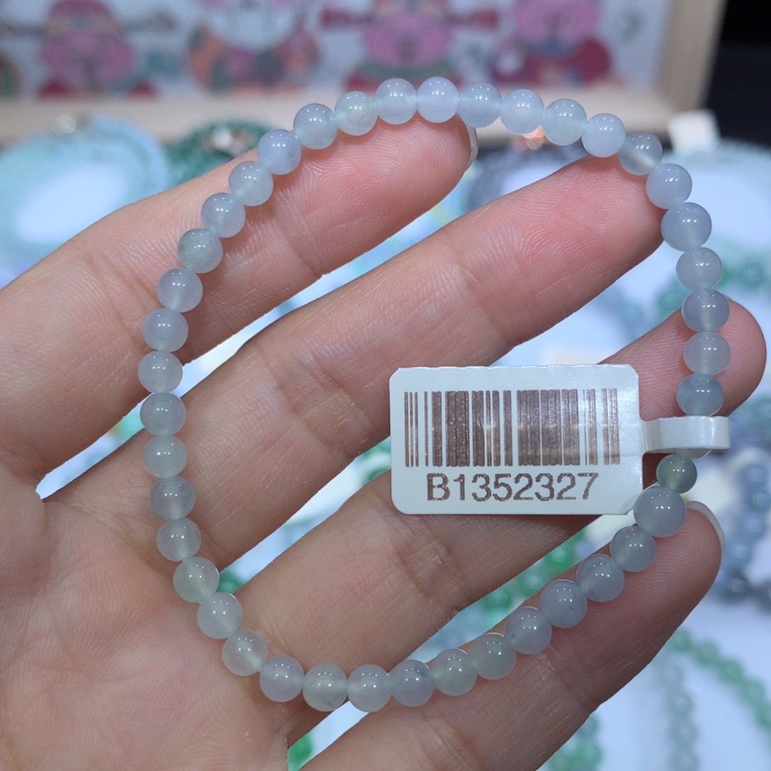 翡翠未镶嵌手链天然