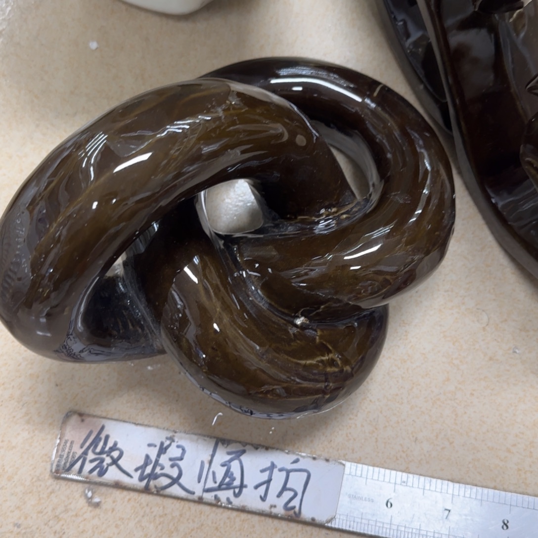 琵***了瓷片陶瓷工艺花瓶摆件