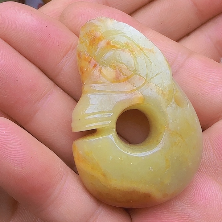 和田玉吊坠(不含链)未镶嵌