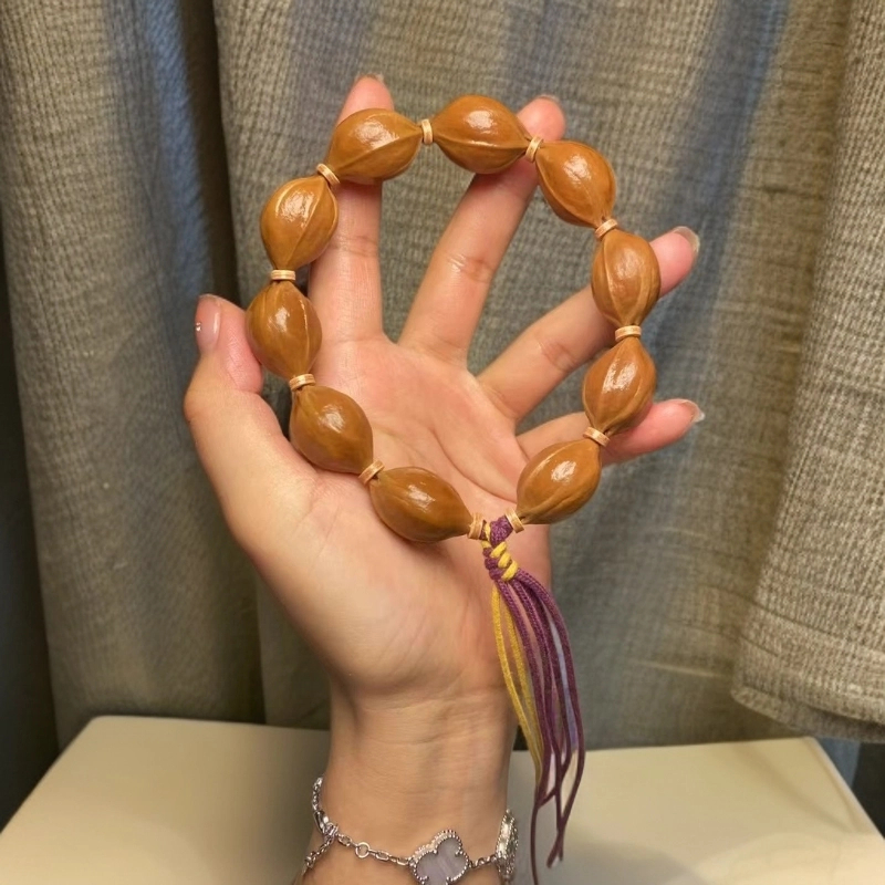 （尚百艺铁核）1.7尺寸系列 鲨鱼背 原生态梅林铁核 精挑精选手串