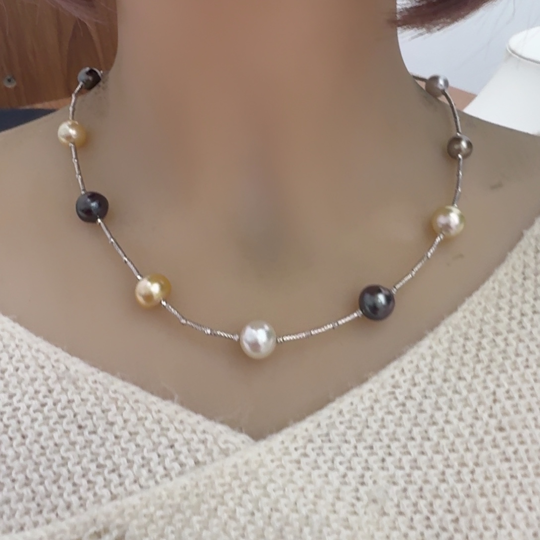 未镶嵌颈饰海水珍珠