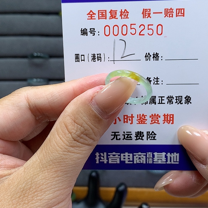翡翠戒指未镶嵌 0005250