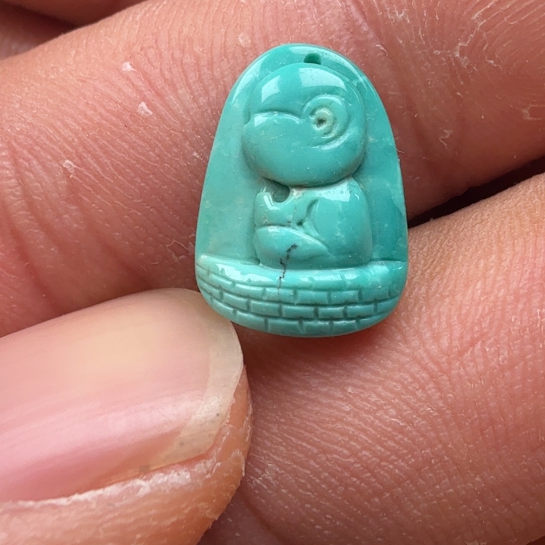 绿松石未镶嵌珠宝半成品