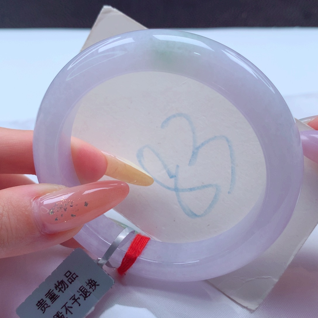 翡翠手镯未镶嵌天然缅甸翡翠A货手镯 83号