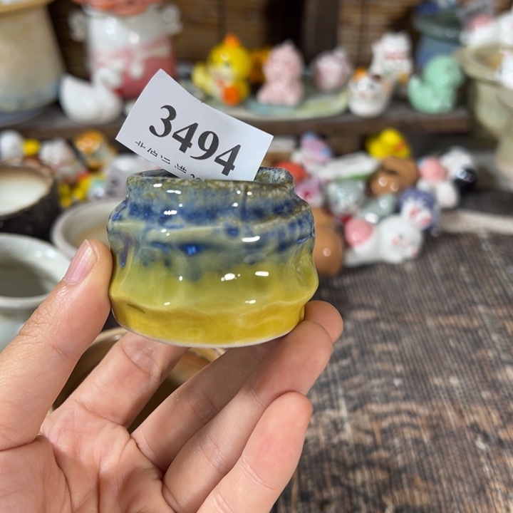 活动价满30包邮景德镇手工花盆