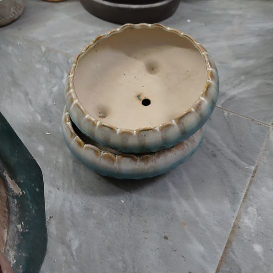 观***影瓷器花盆包邮两个