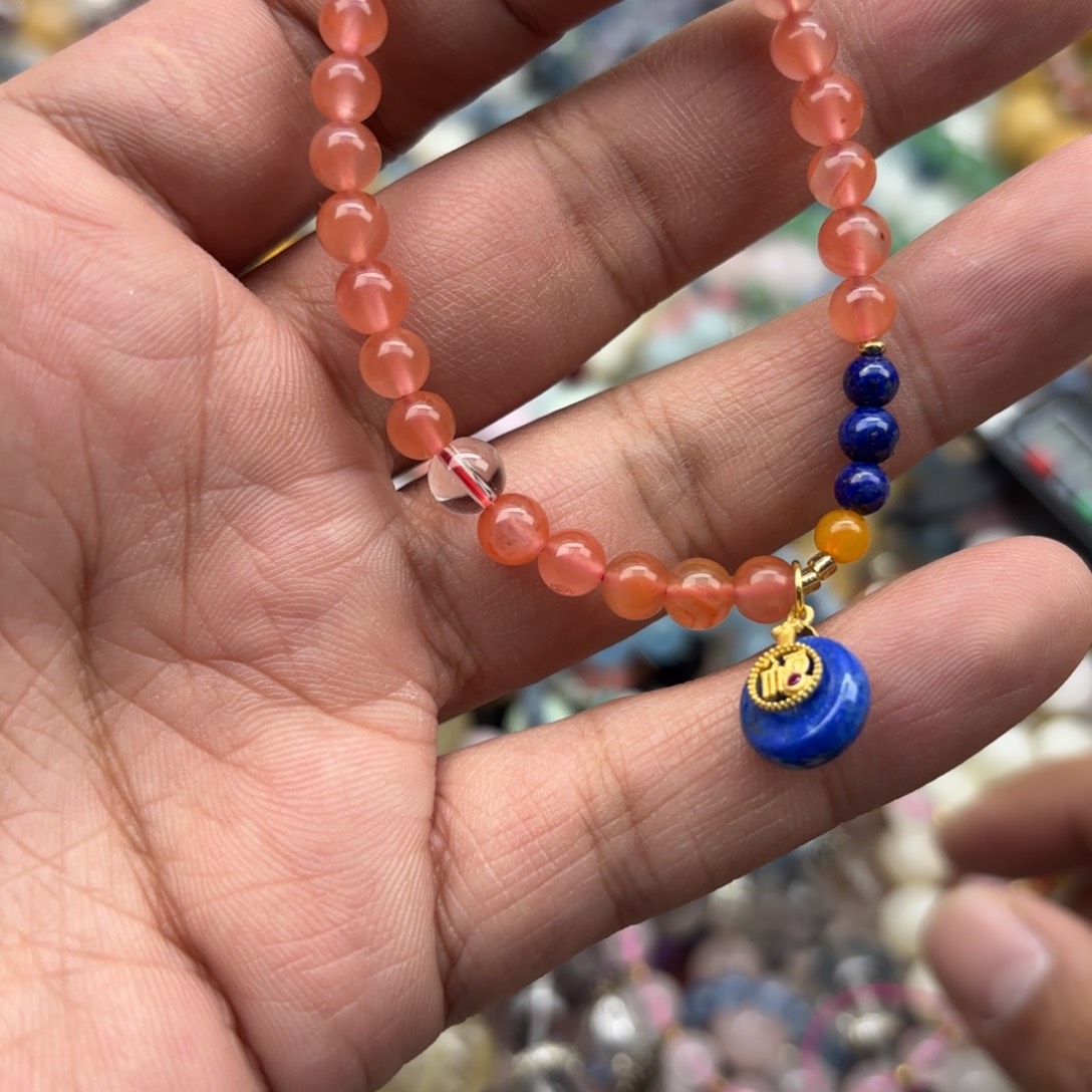 银S925镶嵌水晶手链