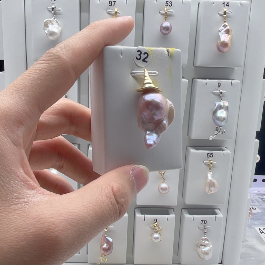 淡水珍珠颈饰合金