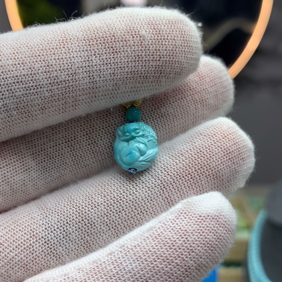 绿松石挂件未镶嵌