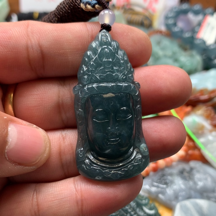 翡翠项链未镶嵌保真天然a货翡翠