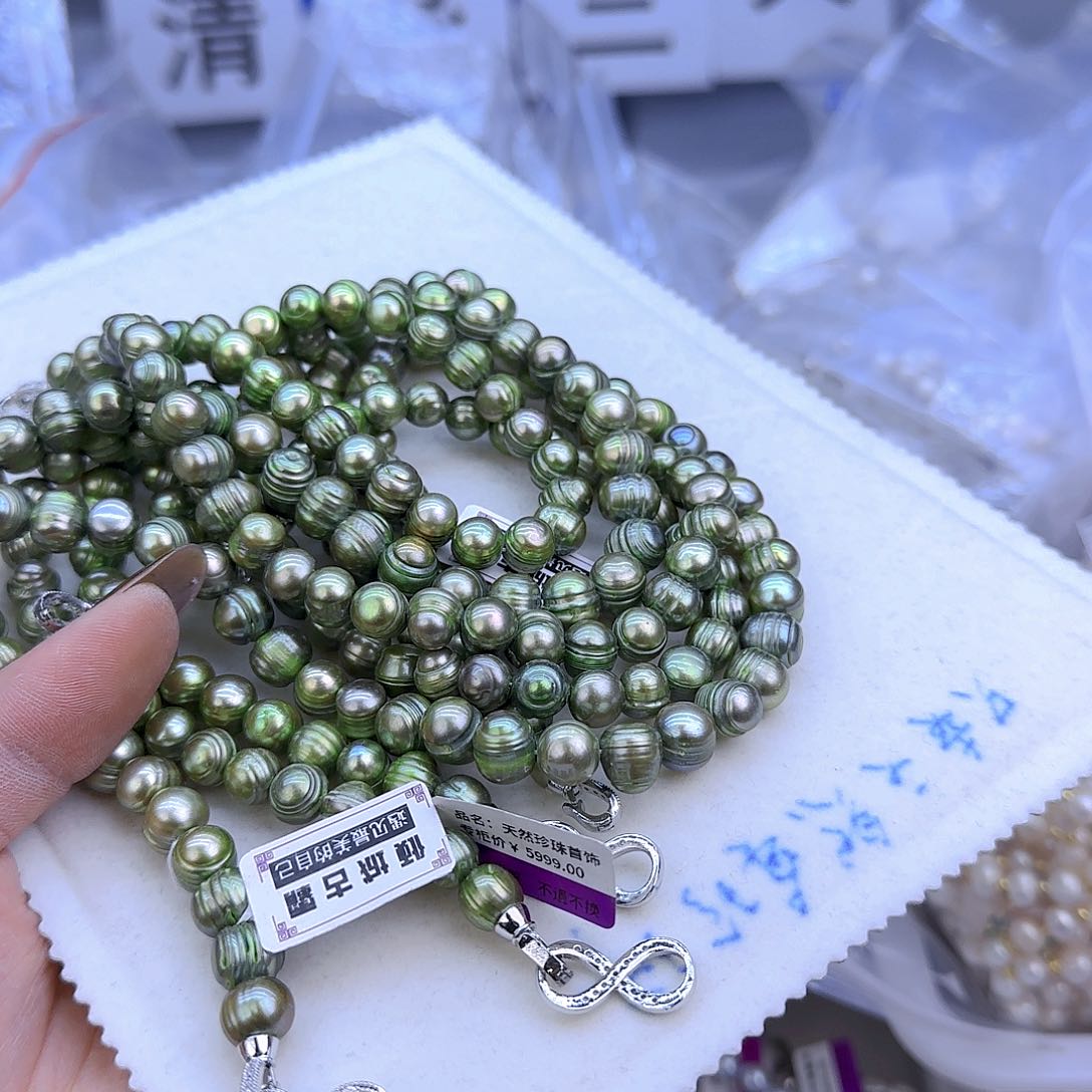 未镶嵌项链定制789淡水珍珠