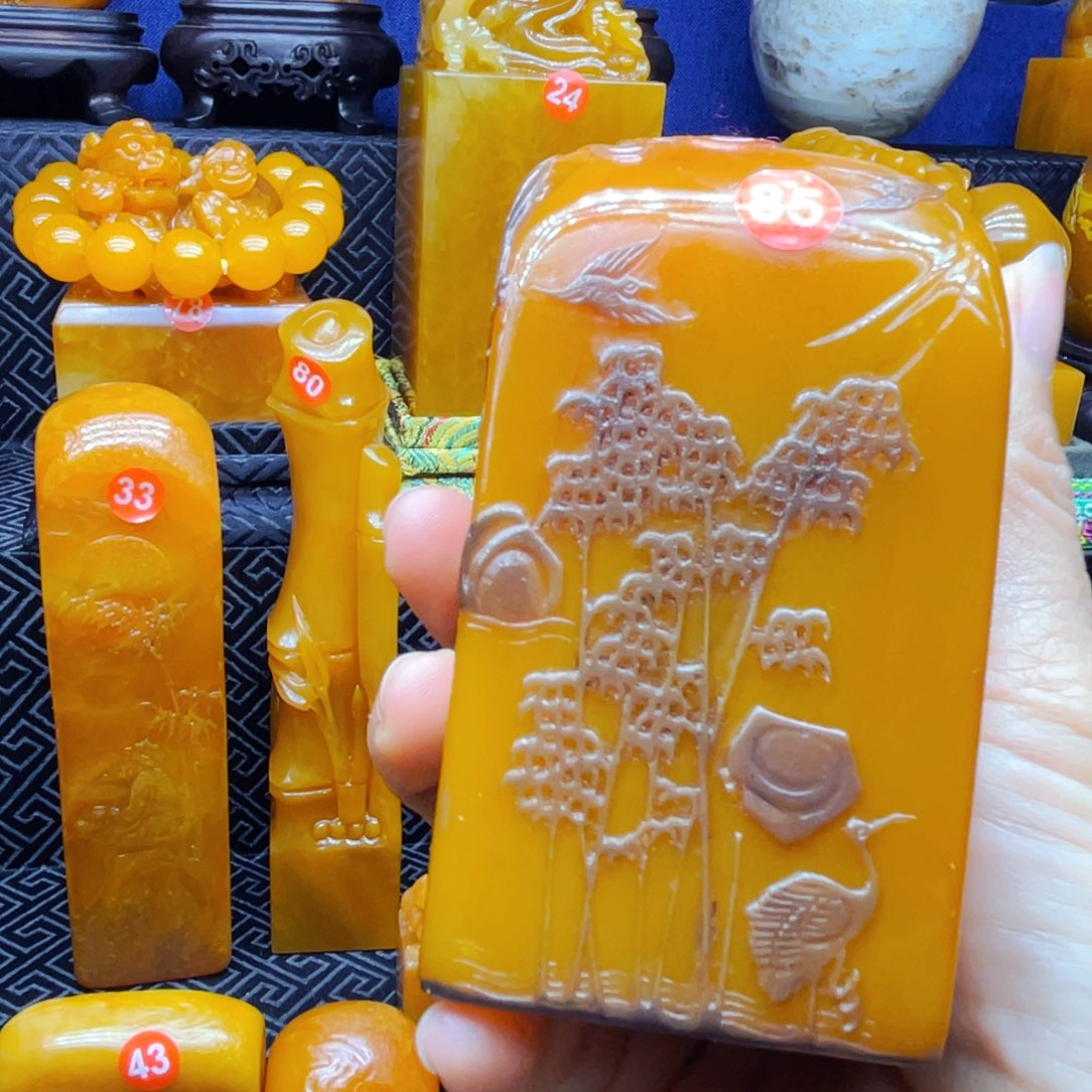 田黄石惠***花111111111111111