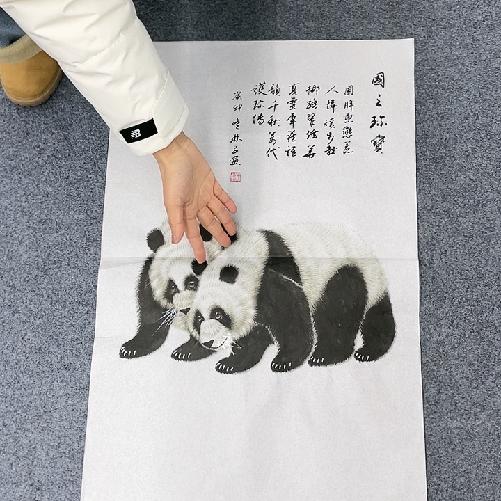 国画宣纸纯手绘原创作品
