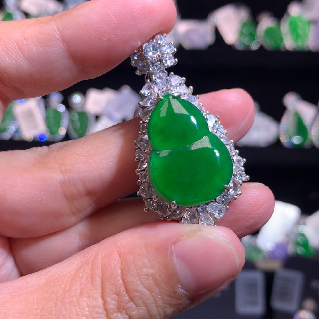 【闪购商品】银S925镶嵌戒指翡翠