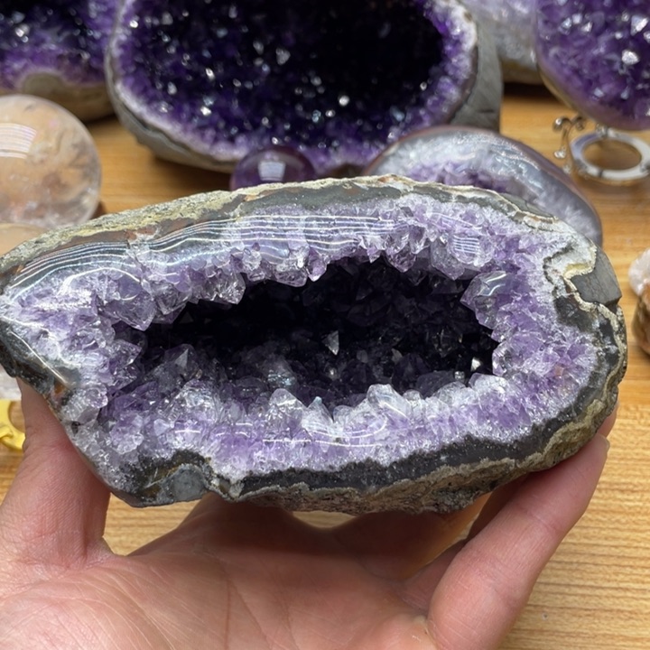 紫晶钱袋子未镶嵌