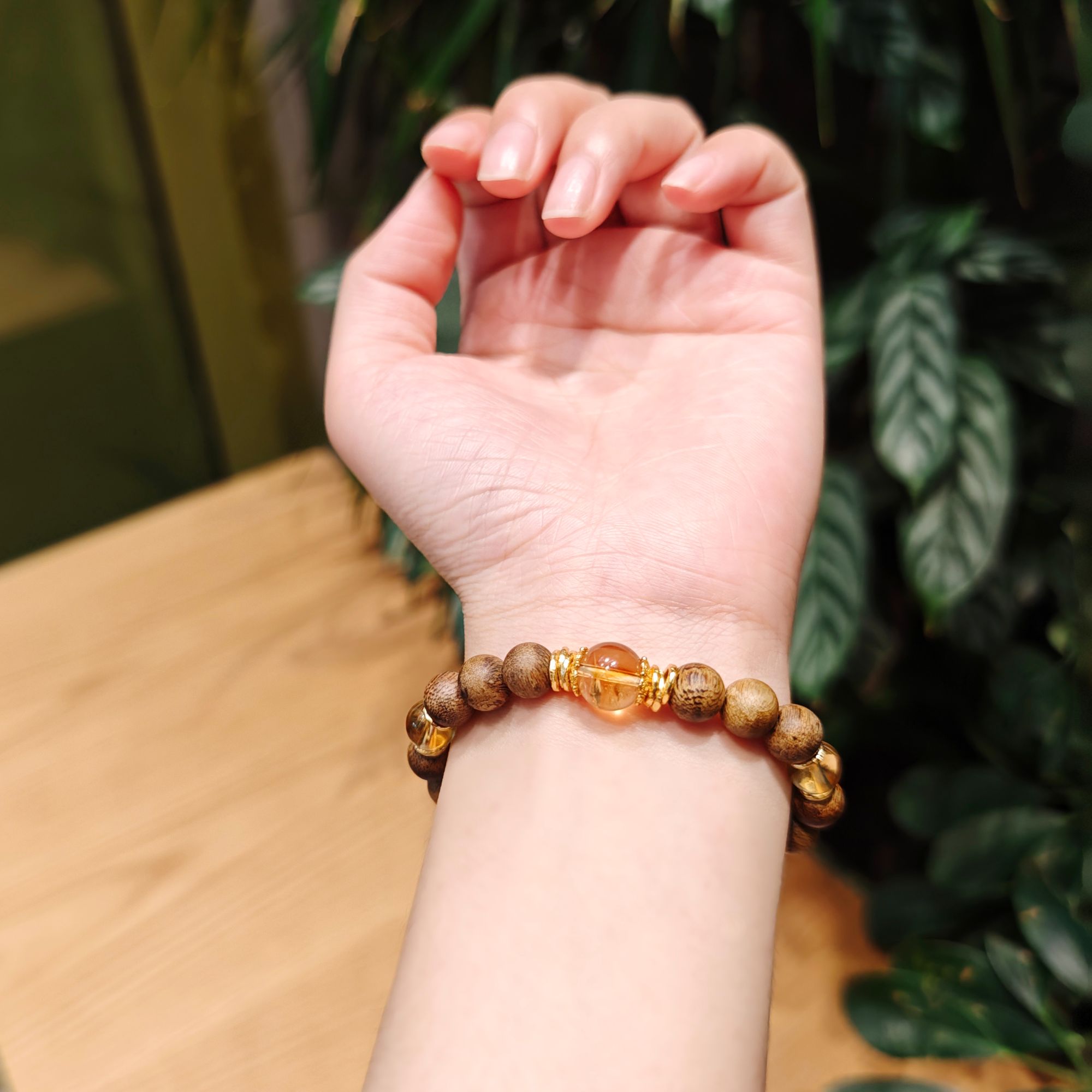 【金珀秋香】沉香木手串