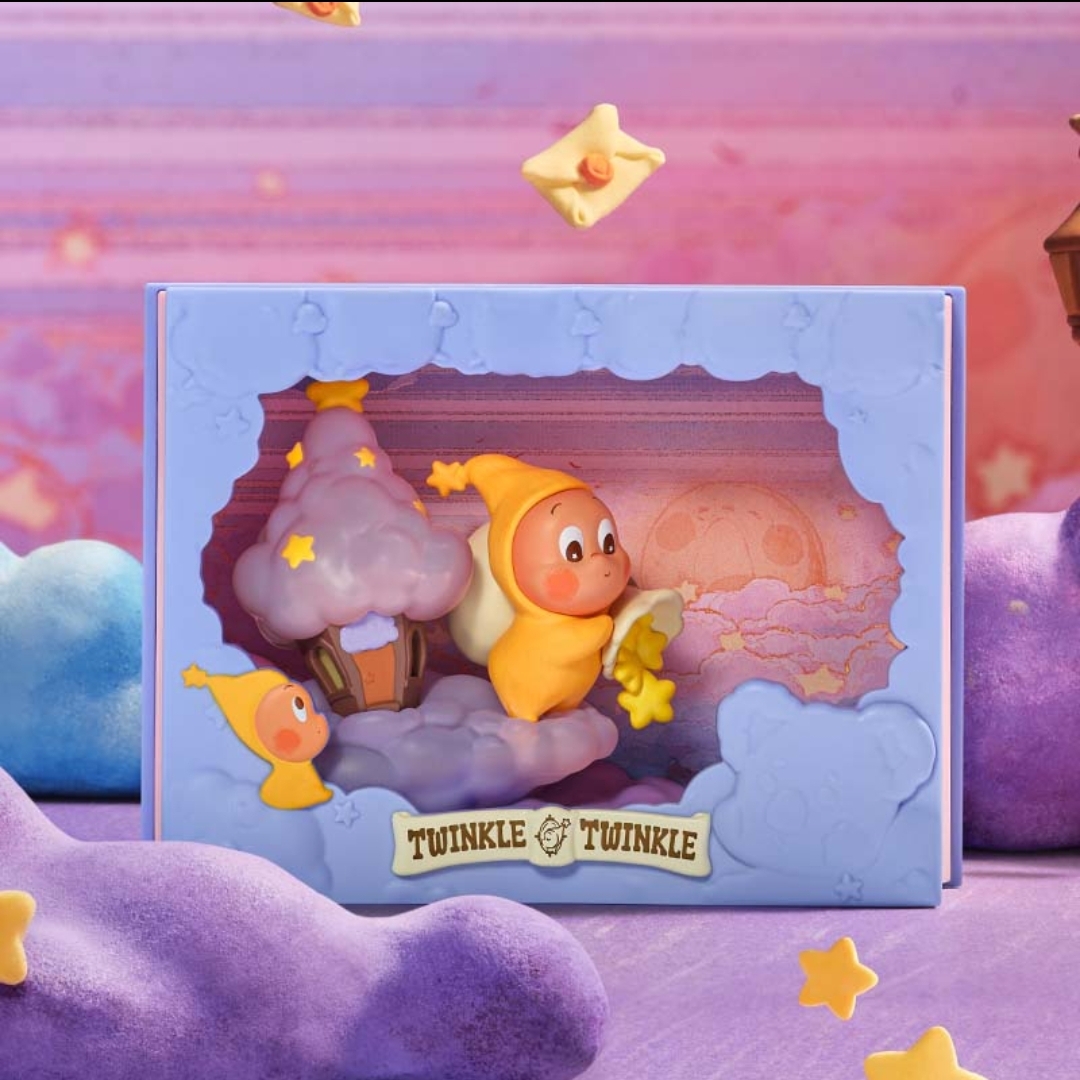 POP MART/泡泡玛特星星人点亮系列场景手办盲盒【庆】