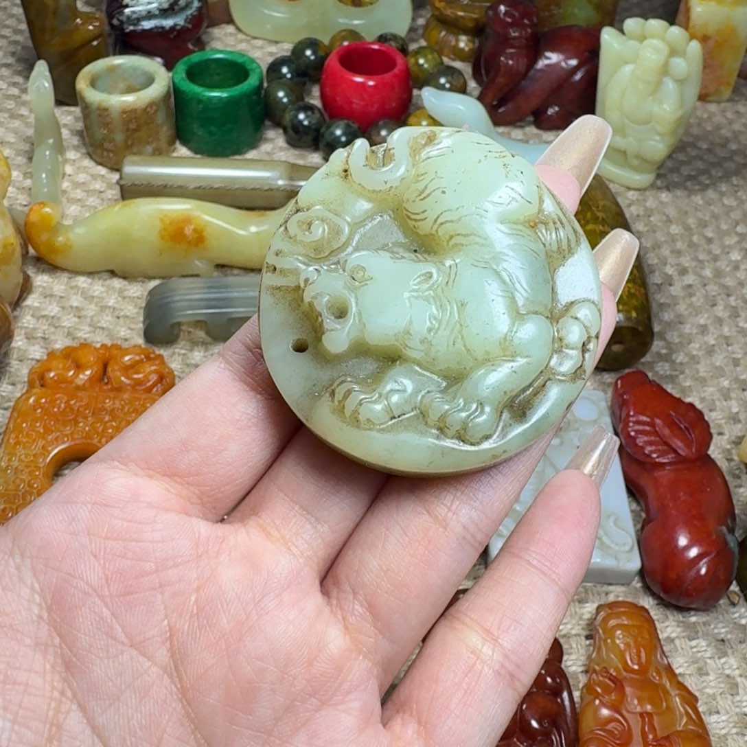 吊坠白玉菩提挂件