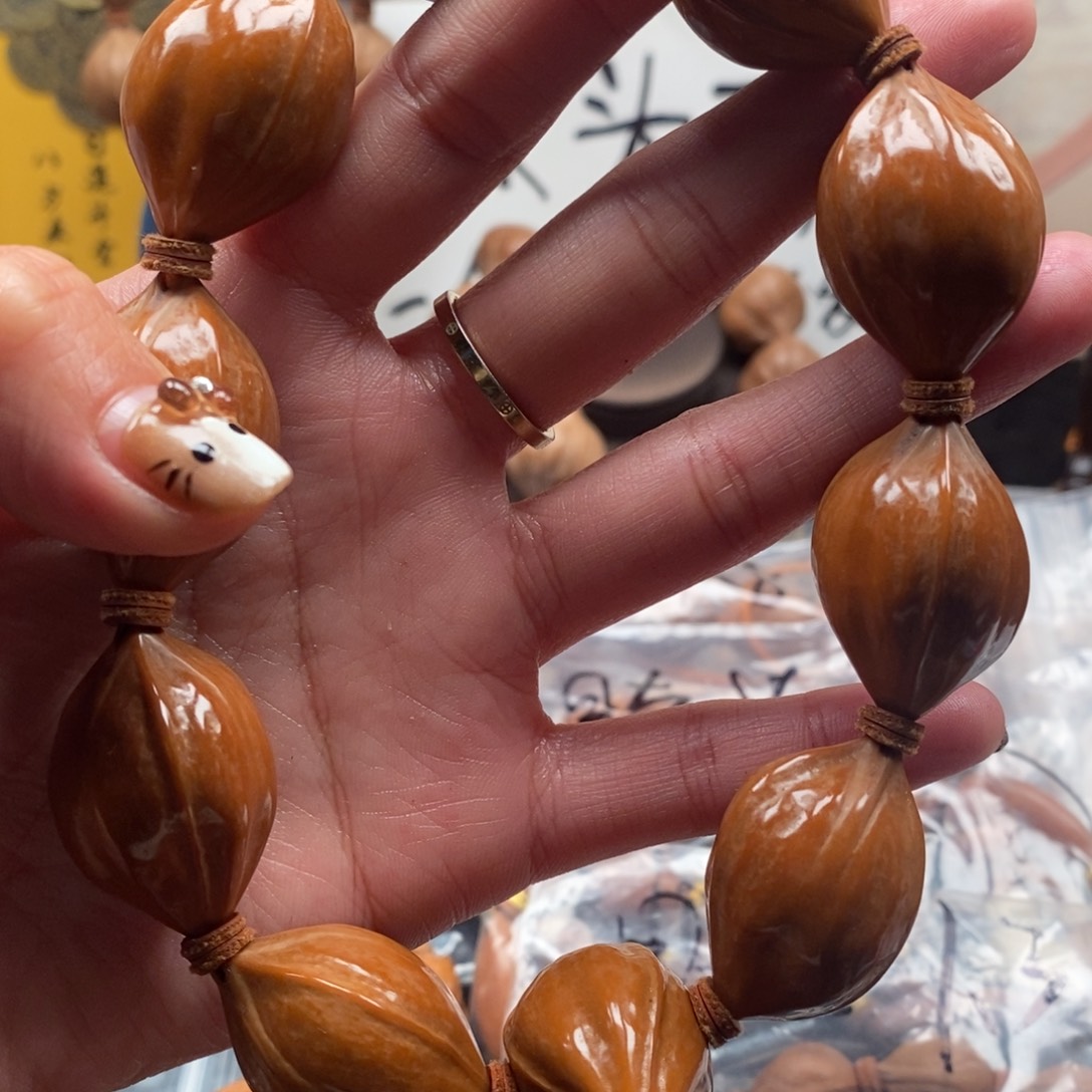 橄榄核手串/手链2,1三花