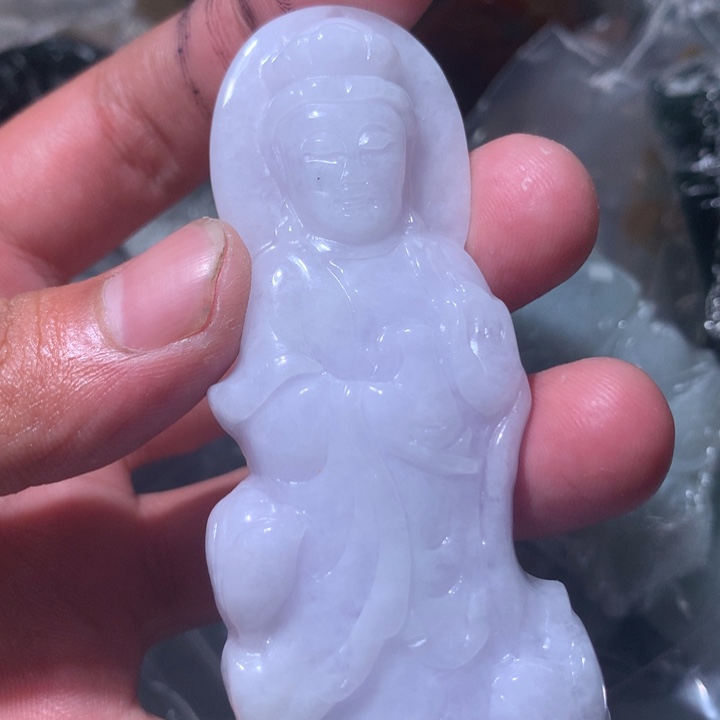 翡翠未镶嵌颈饰保真天然a货翡翠