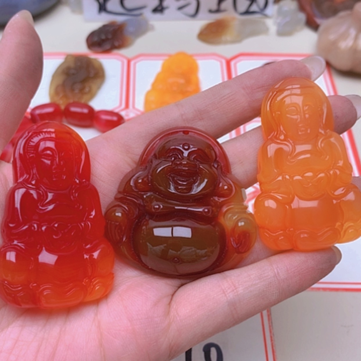 【闪购商品】未镶嵌玛瑙/玉髓珠宝半成品袁****）