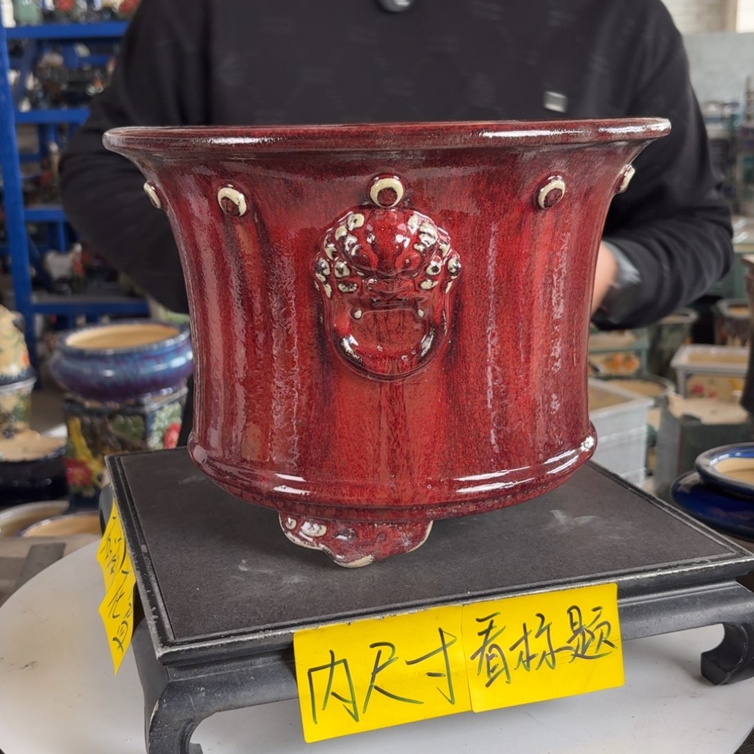 。一风堂石湾花盆 内25*18