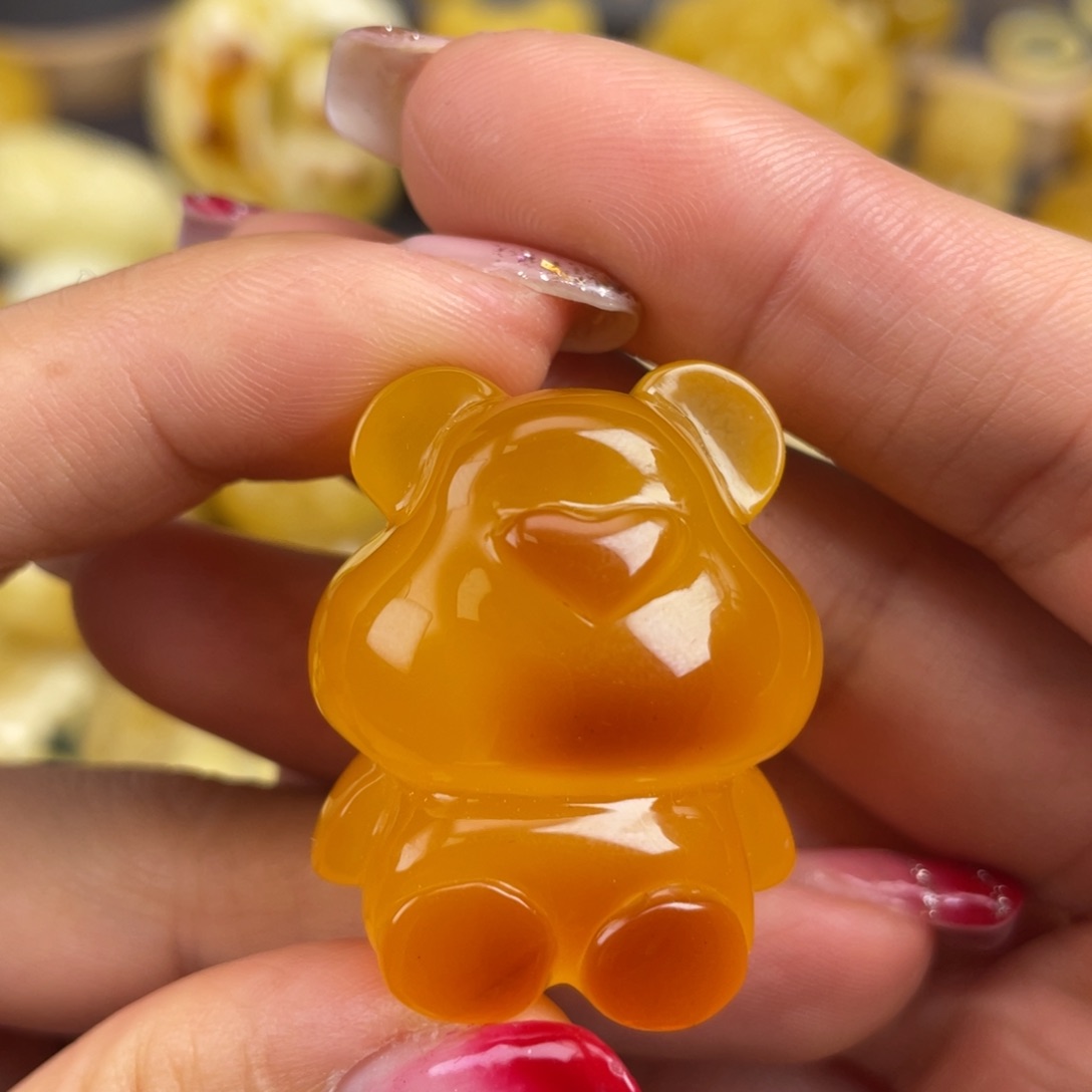 琥珀裸石未镶嵌蜜蜡