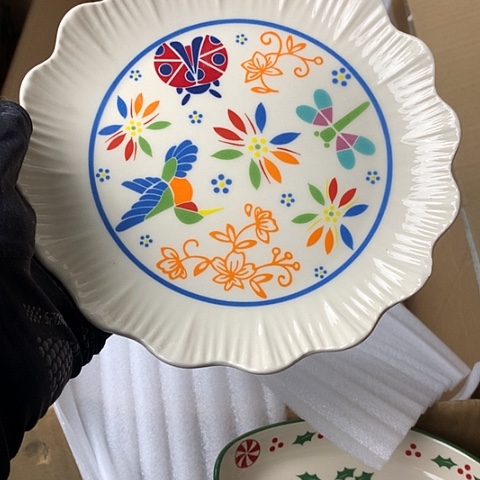 盘陶瓷制品满25拼单发货默认微瑕