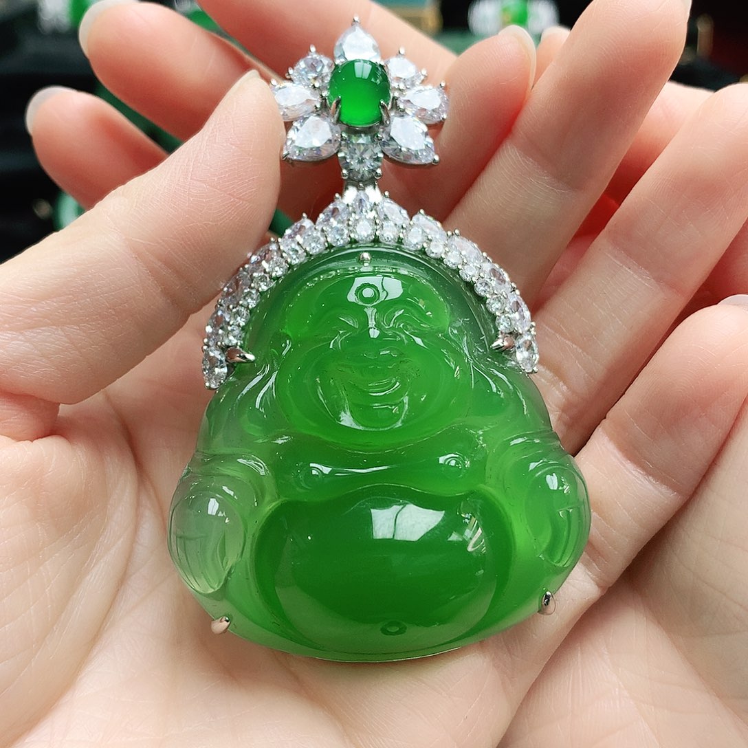 玛瑙/玉髓吊坠银S925镶嵌