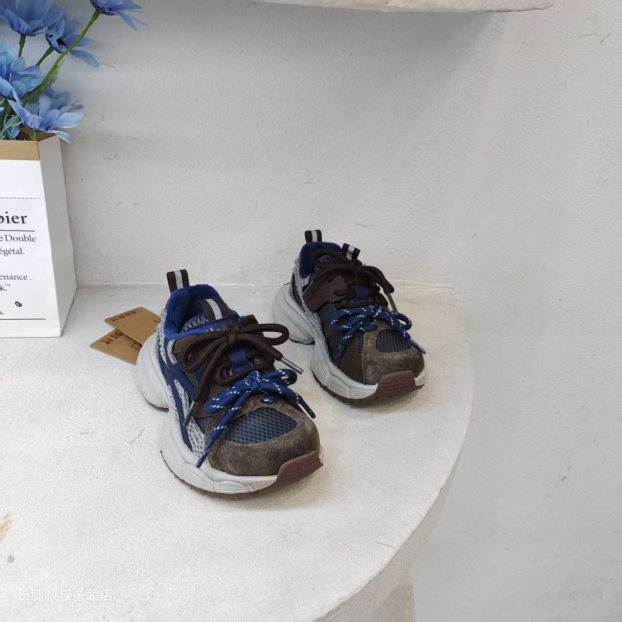 冬季新品加绒款老爹鞋