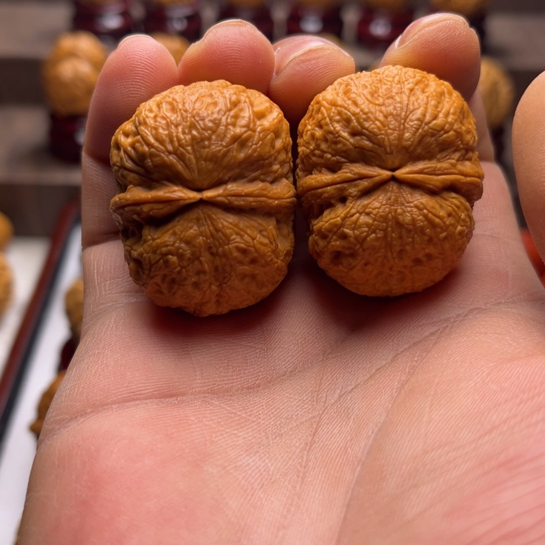 文玩核桃把件寿星头1¥